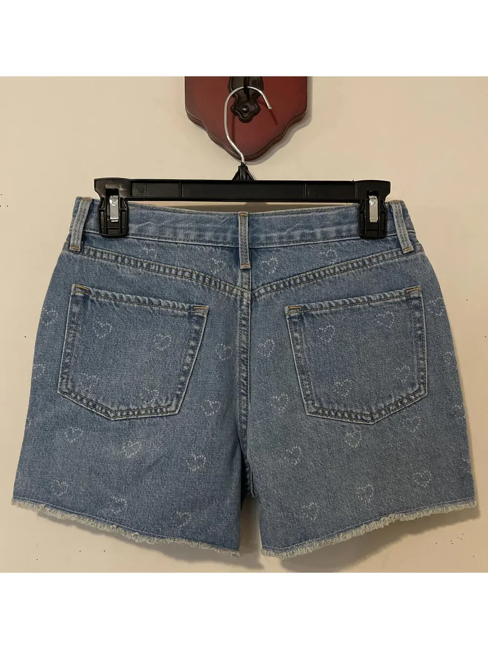 Old Navy Girls Size 14 Cut-Off Blue Denim Adjustable Waist Shorts NWT! A3519